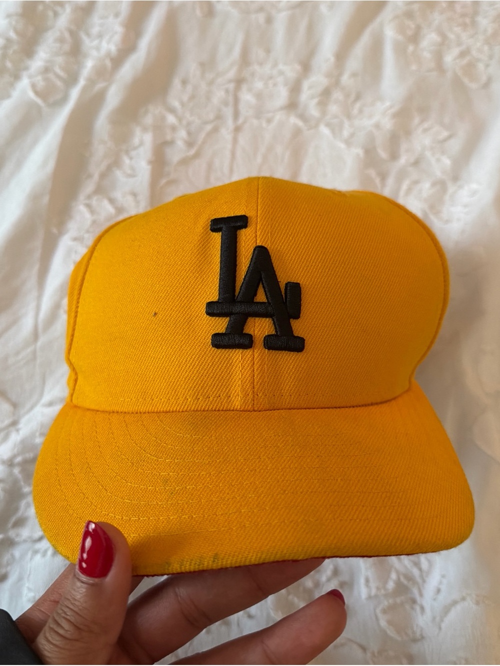 Yellow LA Logo Baseball Cap
